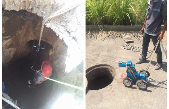 管網(wǎng)檢測(cè)機(jī)器人投入使用，以科技助力公路施工