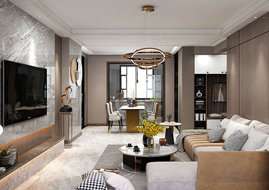 中海鉑悅公館142平米輕奢風格效果圖 中海鉑悅公館142平米輕奢風格效果圖