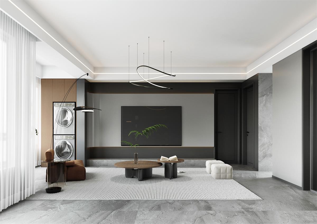 國府壹號| 驚艷！147㎡黑色簡約家，又A又颯高級感直接拉滿