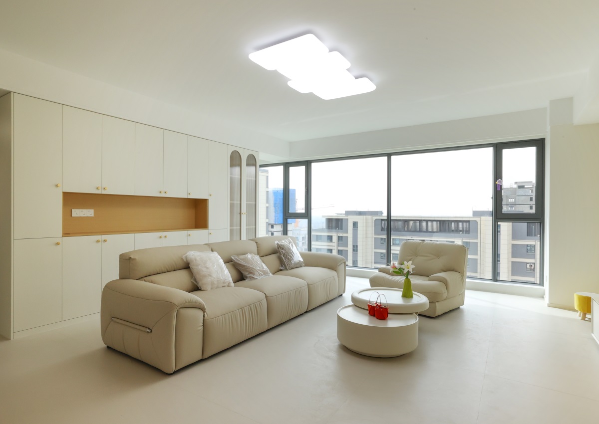 實(shí)景 | 萬(wàn)錦公館143㎡奶油風(fēng)，藏進(jìn)角落里的寫(xiě)意自然，讓焦慮瞬間清零！