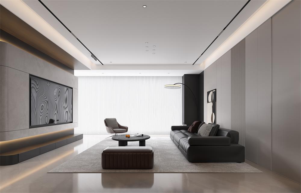 中海華樾133㎡ | 看不膩的「黑白極簡」王炸組合！高級感原地封神！