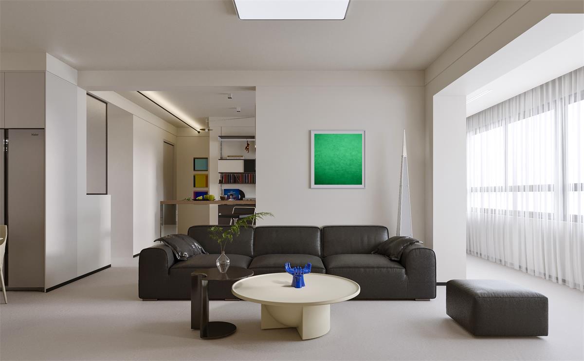 金地自在城 | 零零后獨(dú)居109㎡極簡家，全開放設(shè)計驚艷到我了！換你也上癮~