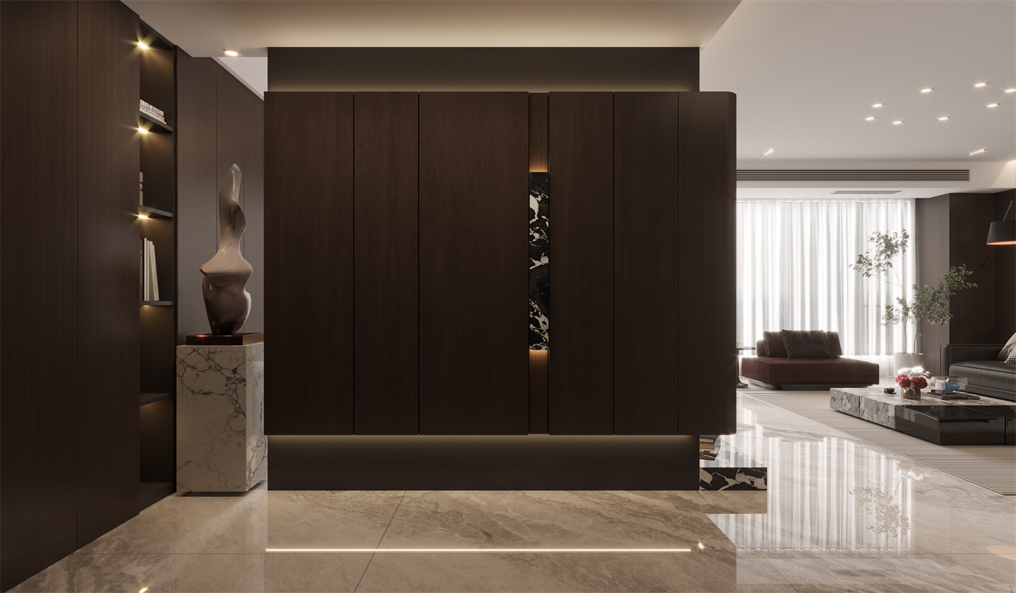 中海海樾133㎡ | 意式極簡(jiǎn)風(fēng)又殺回來(lái)了！這高級(jí)感我真拒絕不了~