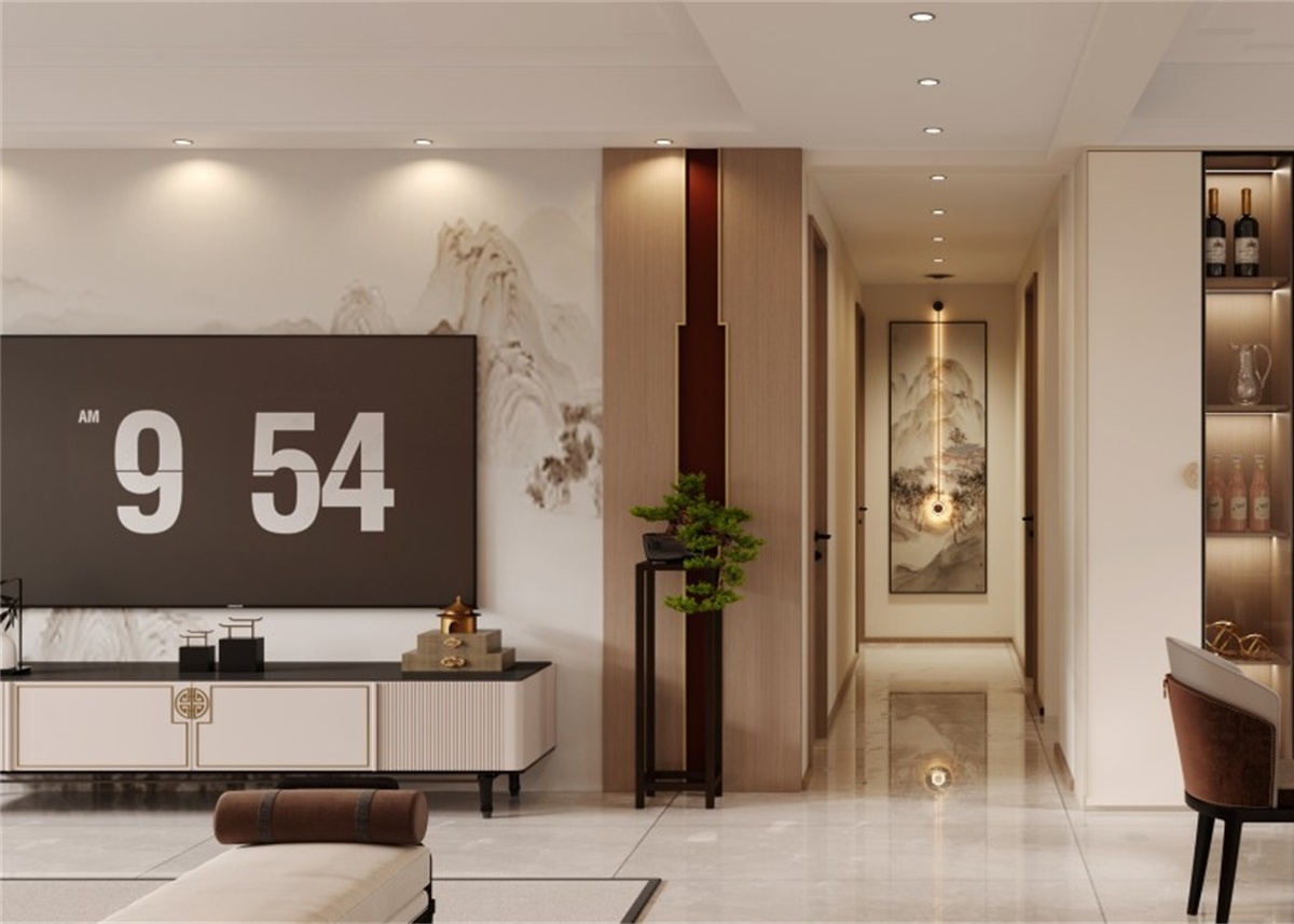 中海華樾185㎡ | 新中式到底有多絕？東方美學(xué)直接拿下一家老??！