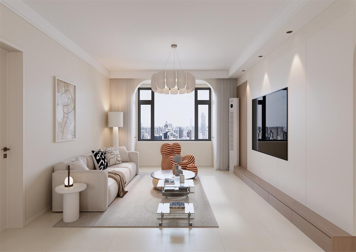 悅?！ぬ鞚櫢?53㎡ | 自帶溫柔濾鏡！奶油風的家簡直是「松弛感」頂流！