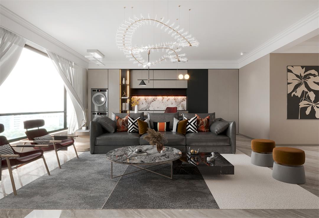 民生北府133㎡ | 沒(méi)跟風(fēng)！自己做主裝了現(xiàn)代風(fēng)的家，實(shí)用又耐看！